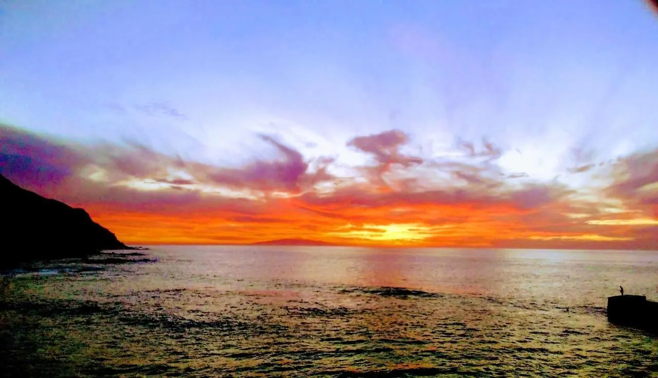 Vv Puesta De Sol Frente Al Mar Con Balcon Y Aire Acondicionado Apartment Alojera 0*,